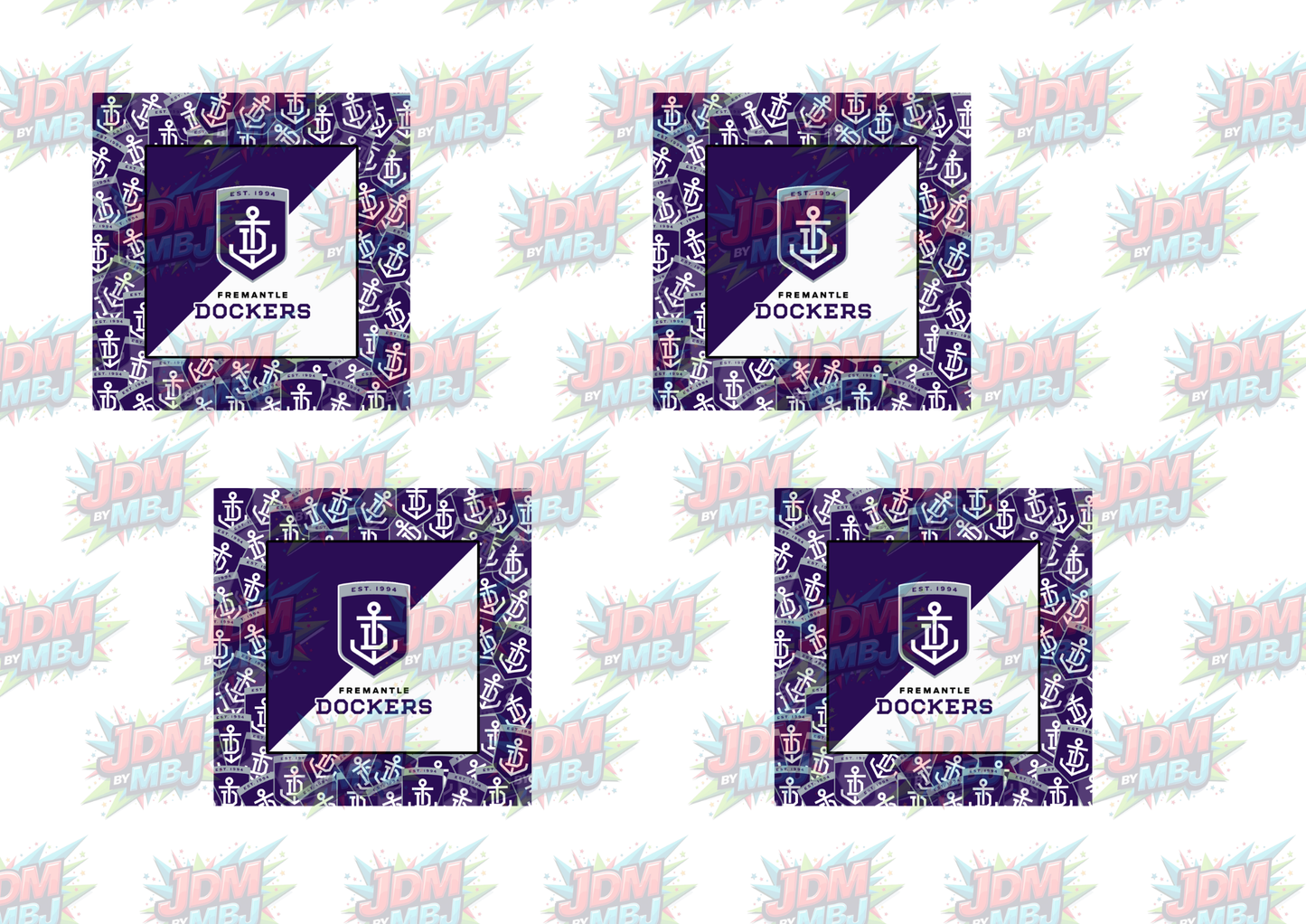 Inspired by AFL Digital Alarm Clock Sublimation Prints
