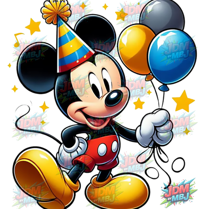 Parche termoadhesivo - Mickey Mouse DTF 25 cm