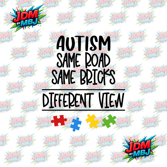 Iron On - Autism Awareness DTF 20cm