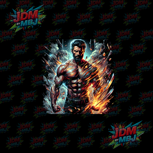 Iron On - Superhero Halftone DTF