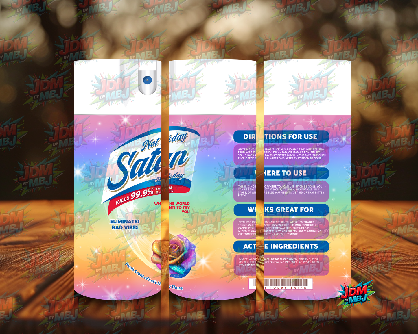 Inspired by Not Today Satan Sublimation Prints