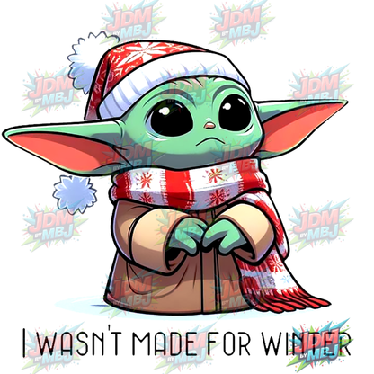 Vinilo termoadhesivo Baby Yoda DTF de 25 cm