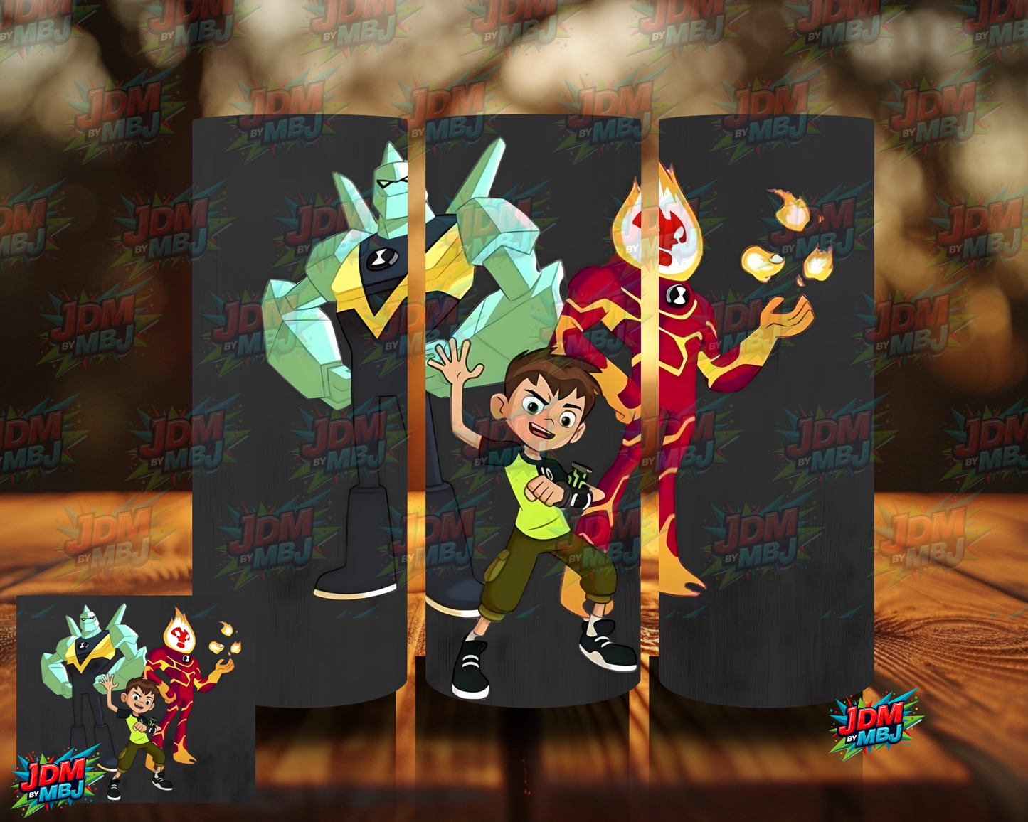 靈感來自《Ben 10》昇華印花