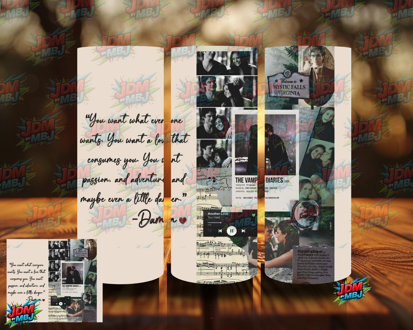 Inspired by Vampire Diaries Sublimation Prints