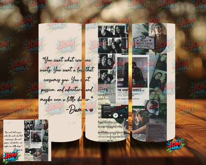 Inspired by Vampire Diaries Sublimation Prints