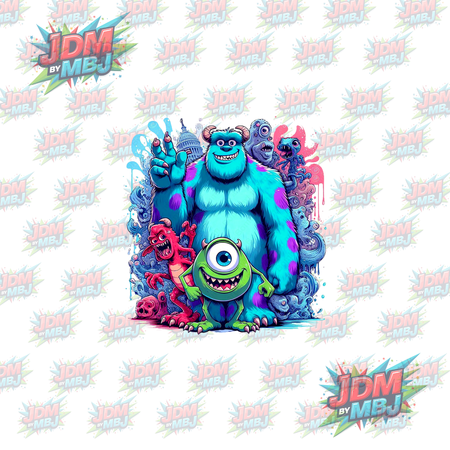 熨燙 - Monster's Inc DTF 25厘米