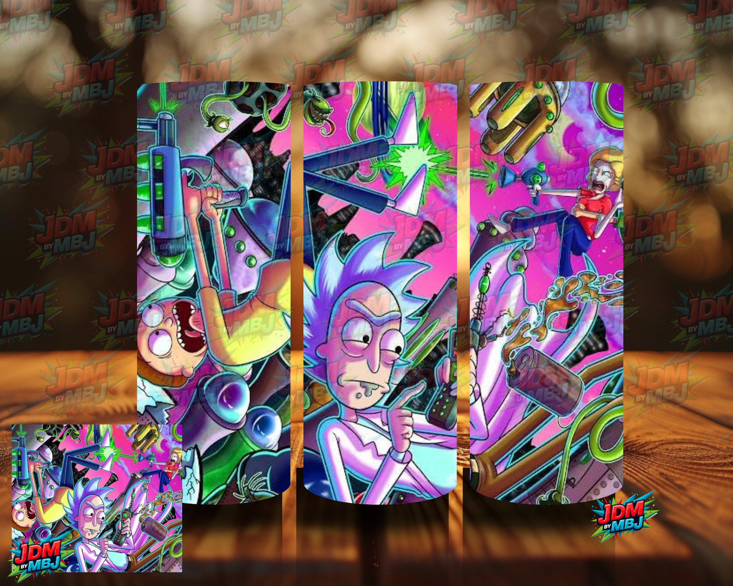 Inspired by Rick & Morty Sublimation Prints