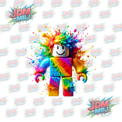Iron On - Inspired Disney Colour Splash DTF 20cm