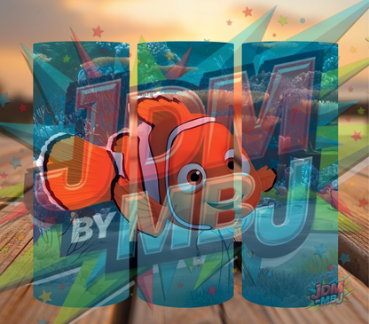 Inspirado en las impresiones de sublimación de Buscando a Nemo