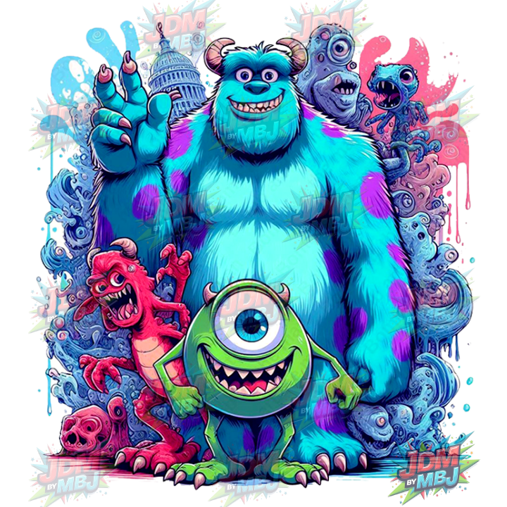 Iron On - Monster's inc DTF 25cm