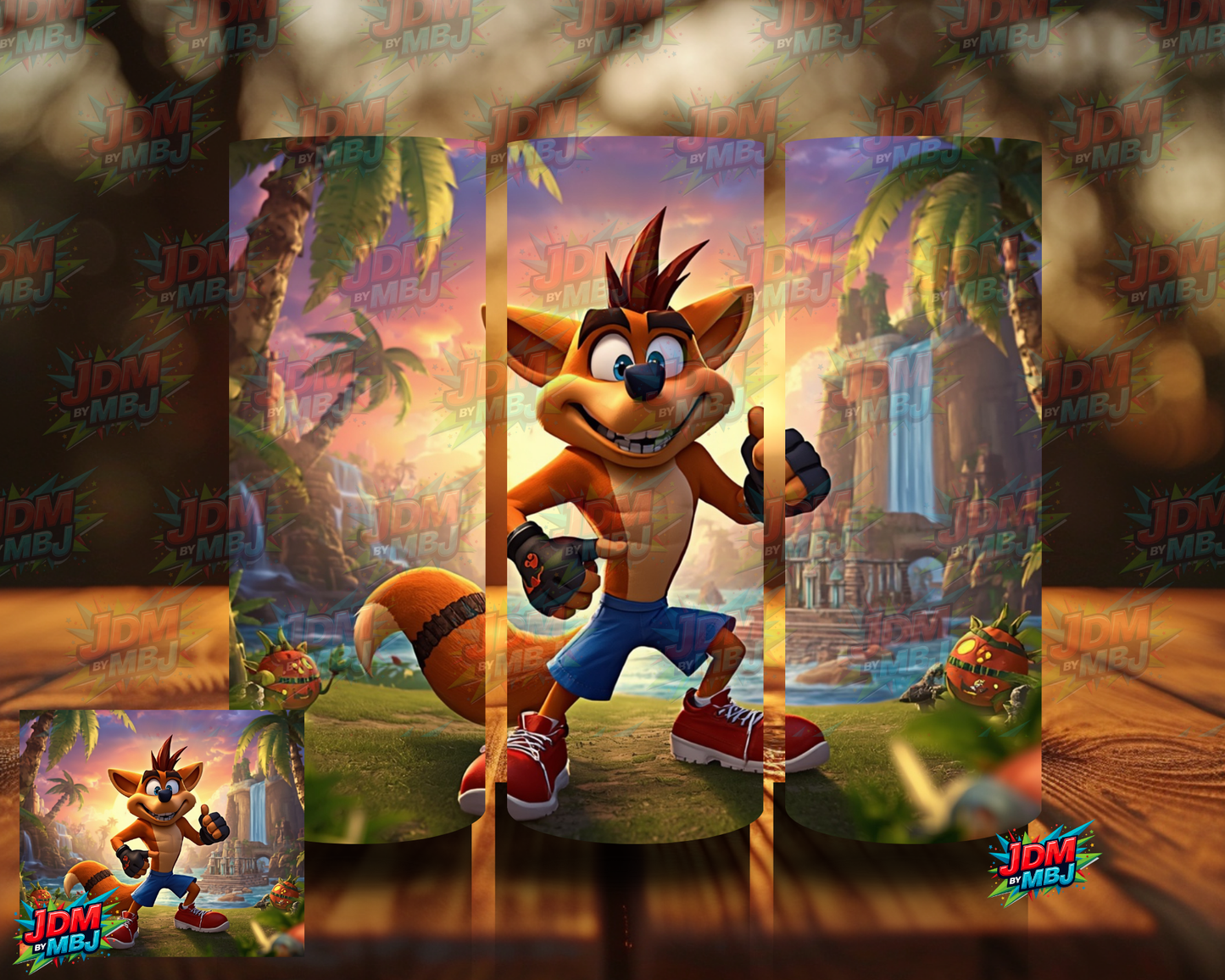 Inspired by Crash Bandicoot Sublimation Prints