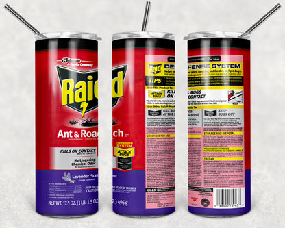 Inspired by RAID Spray Can's Sublimation Prints