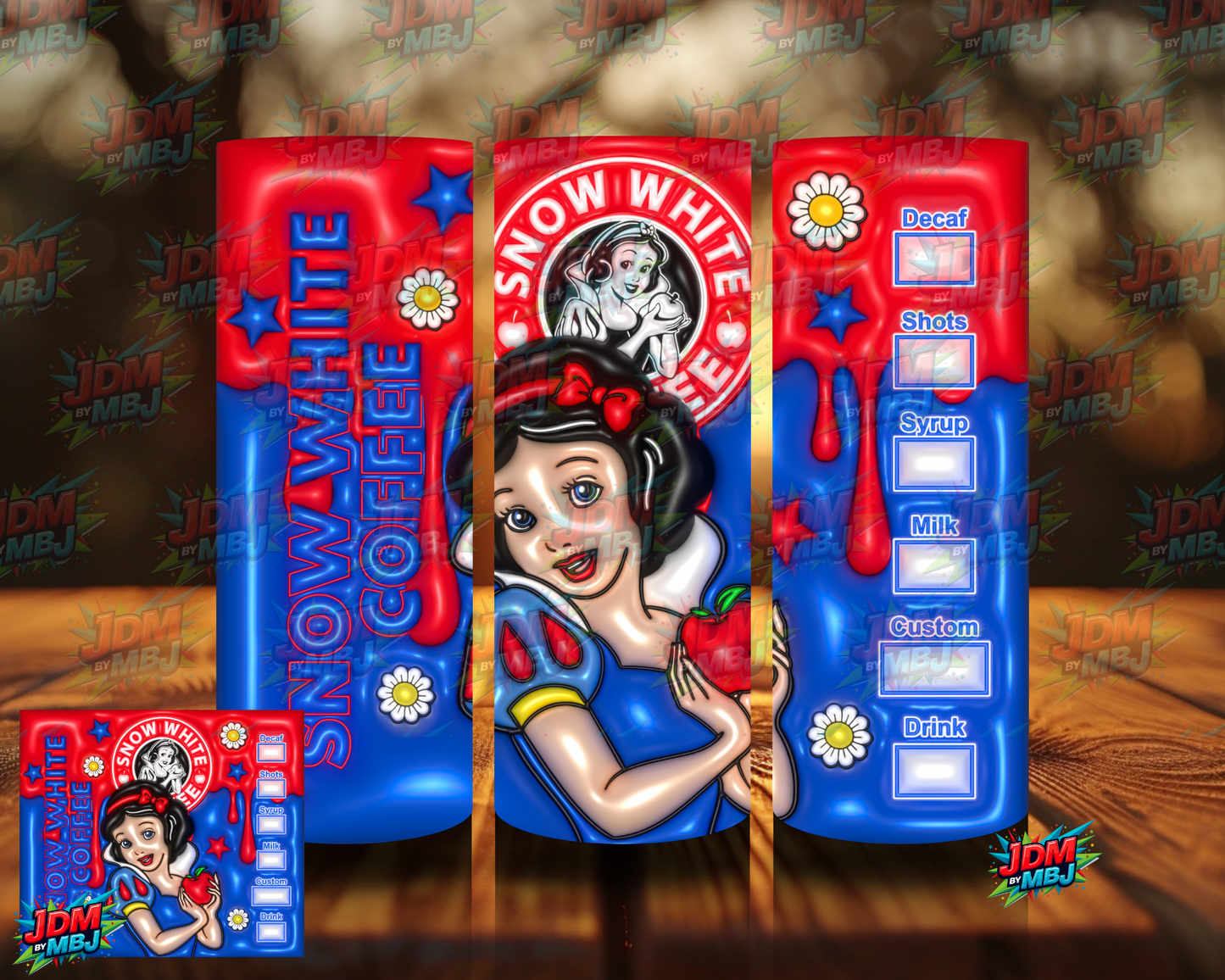 Bubble Style "Coffee" Sublimation Prints