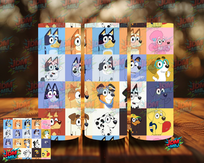 Inspired by Bluey Sublimation Prints