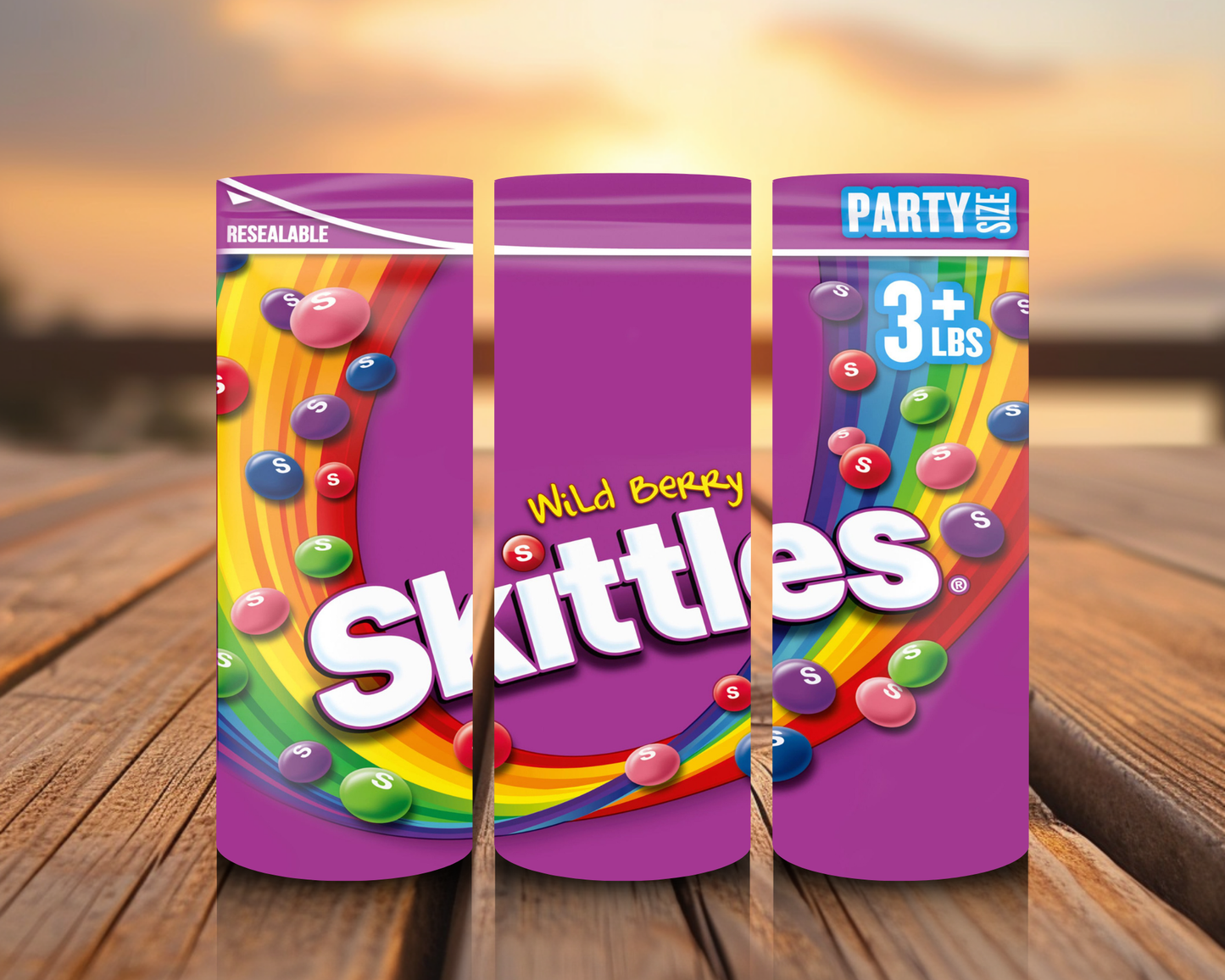 Inspirado en impresiones de sublimación de snacks