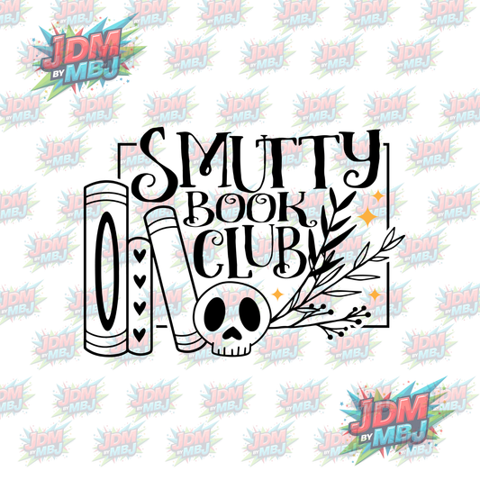Iron On - Smutty Book Club DTF 20cm