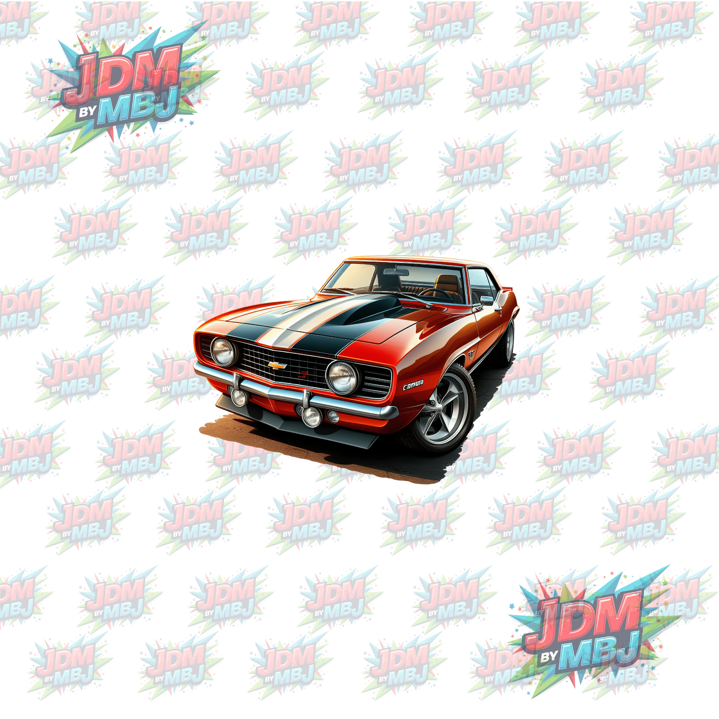 Iron On - Classic Vintage Cars DTF 20cm