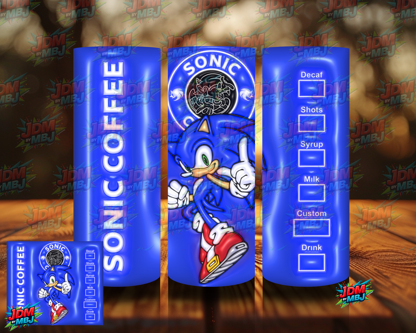 Bubble Style "Coffee" Sublimation Prints