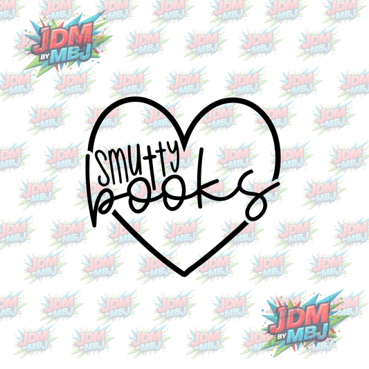 Iron On - Smutty Books DTF 20cm