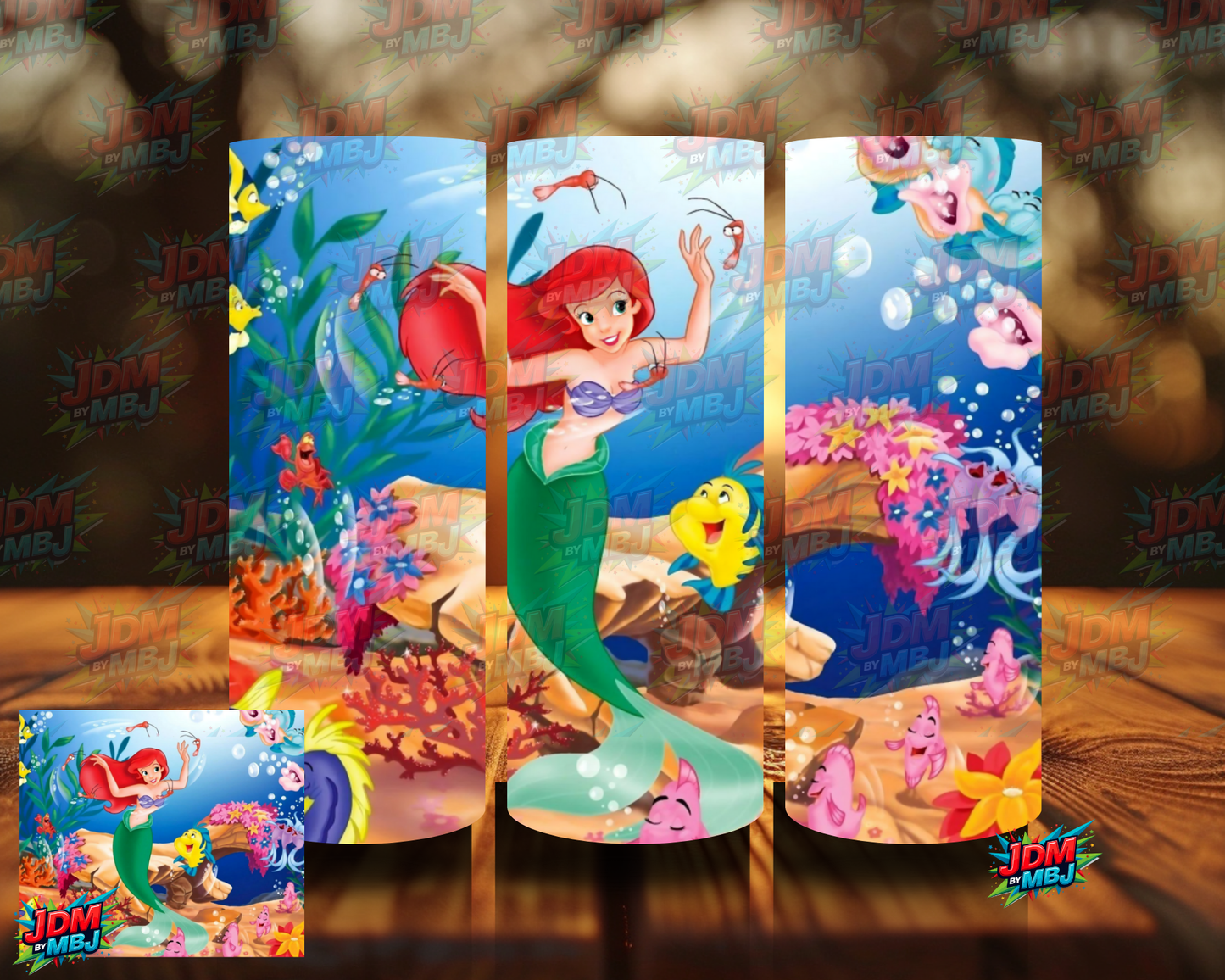 Inspired by The Little Mermaid Sublimation Prints