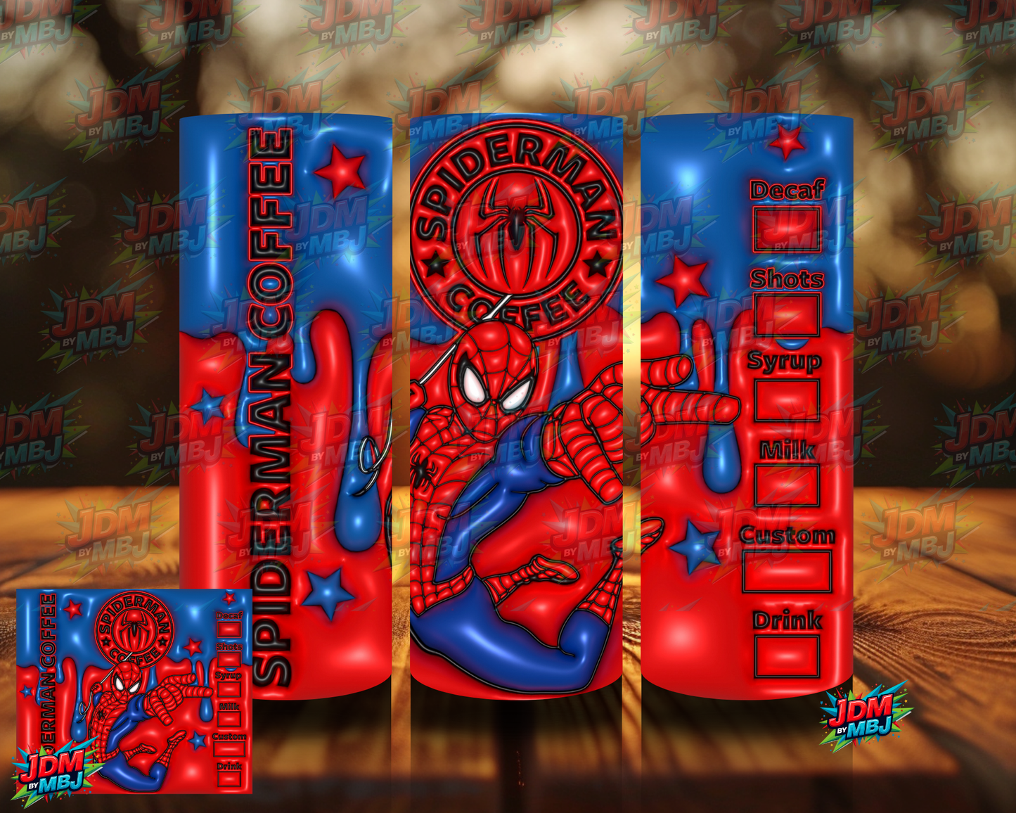 Bubble Style "Coffee" Sublimation Prints