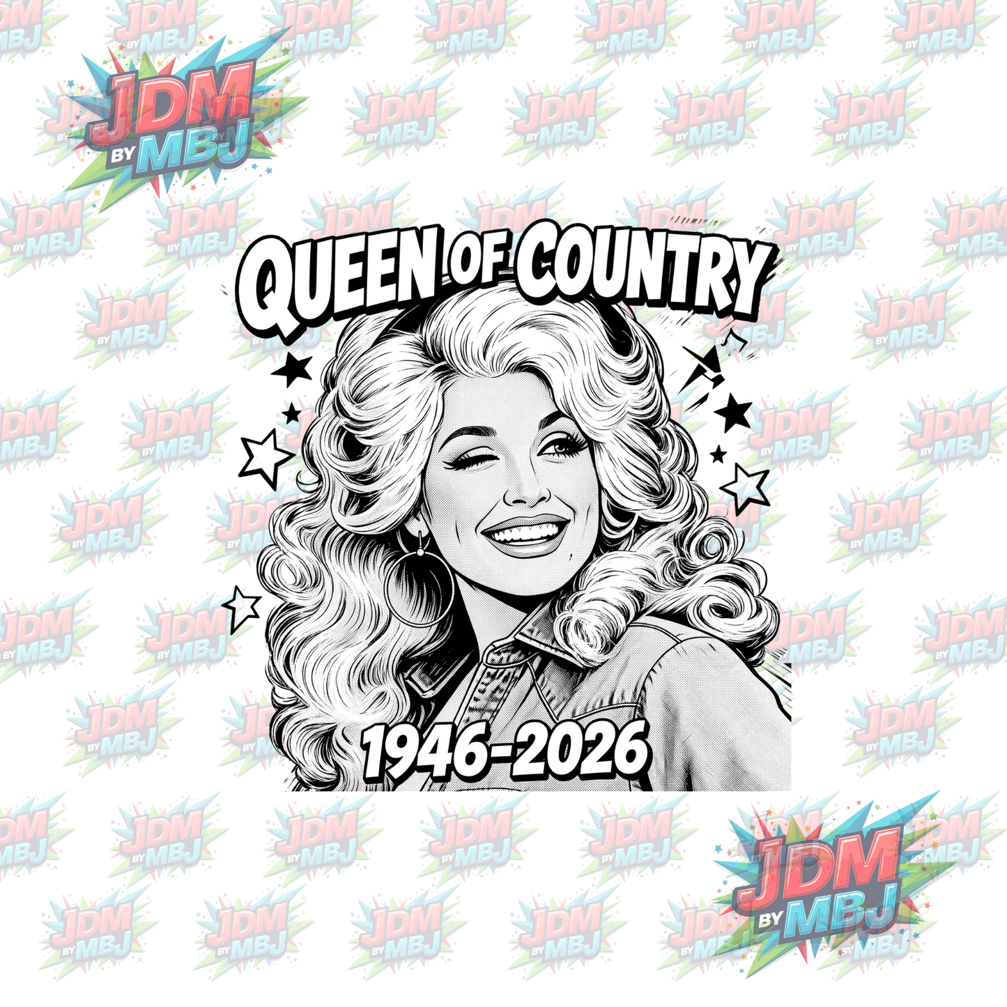 Iron On - Dolly Parton DTF