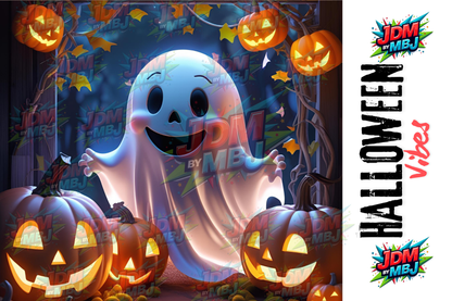 Inspirado en las impresiones de sublimación de Halloween