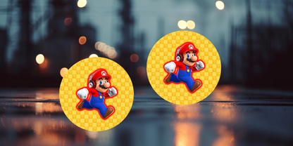Impresiones de sublimación de posavasos de Super Mario (8 por página)