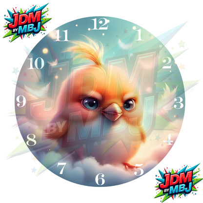 Impresiones por sublimación de relojes de 20 cm x 20 cm (8 pulgadas) - Inspirados en obras de arte mixtas