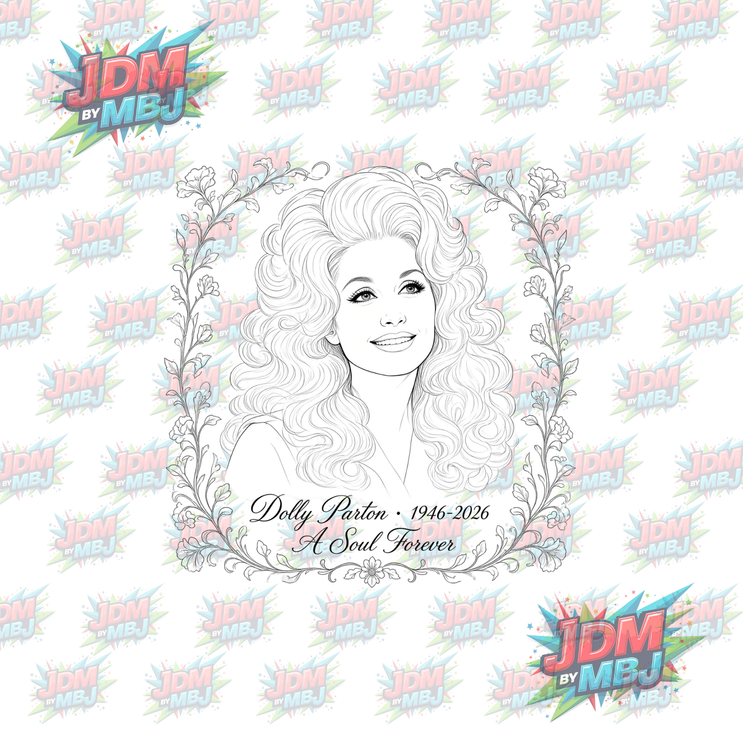 Iron On - Dolly Parton DTF