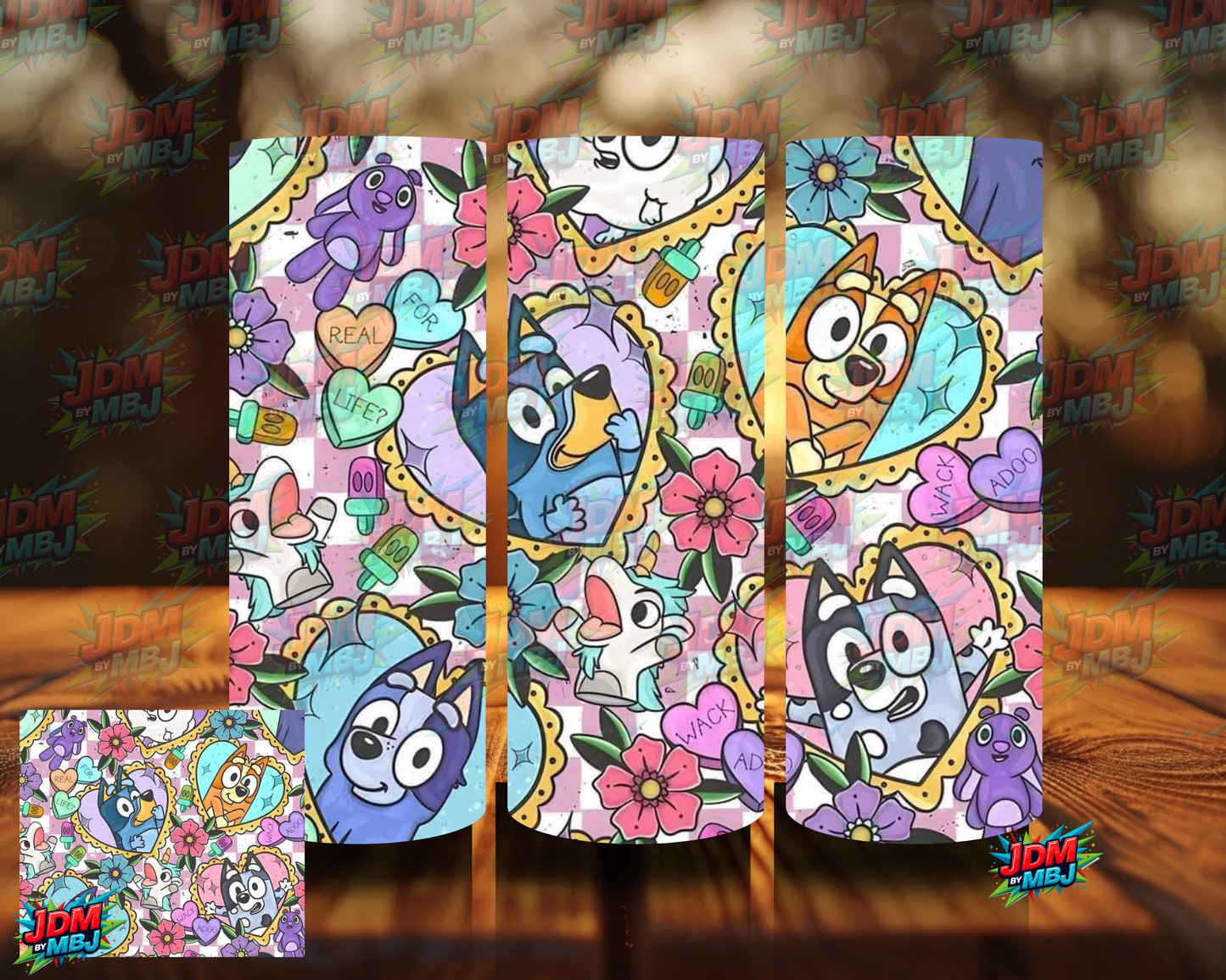 Inspired by Bluey Sublimation Prints