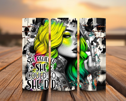 Inspirado en las impresiones de sublimación de Tattoo Girl