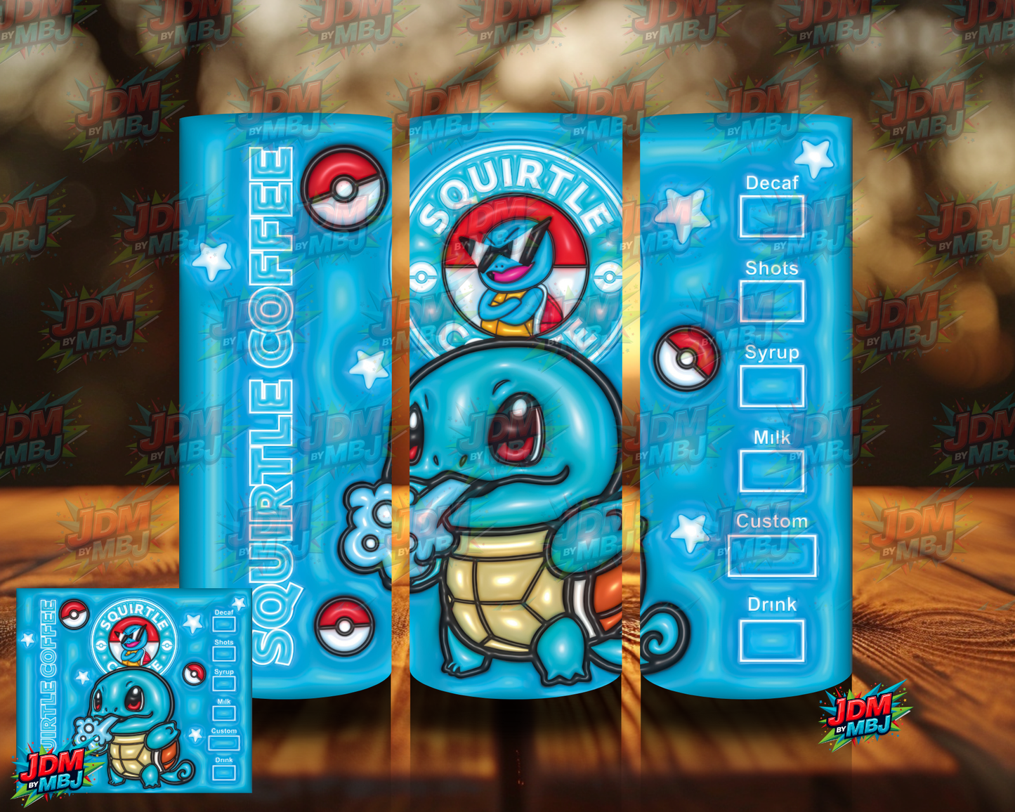 Bubble Style "Coffee" Sublimation Prints