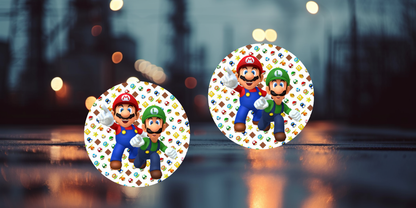 Impresiones de sublimación de posavasos de Super Mario (8 por página)