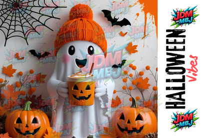 Inspirado en las impresiones de sublimación de Halloween