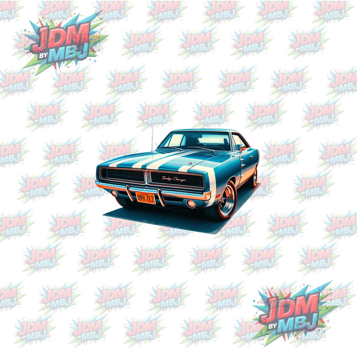 Iron On - Classic Vintage Cars DTF 20cm