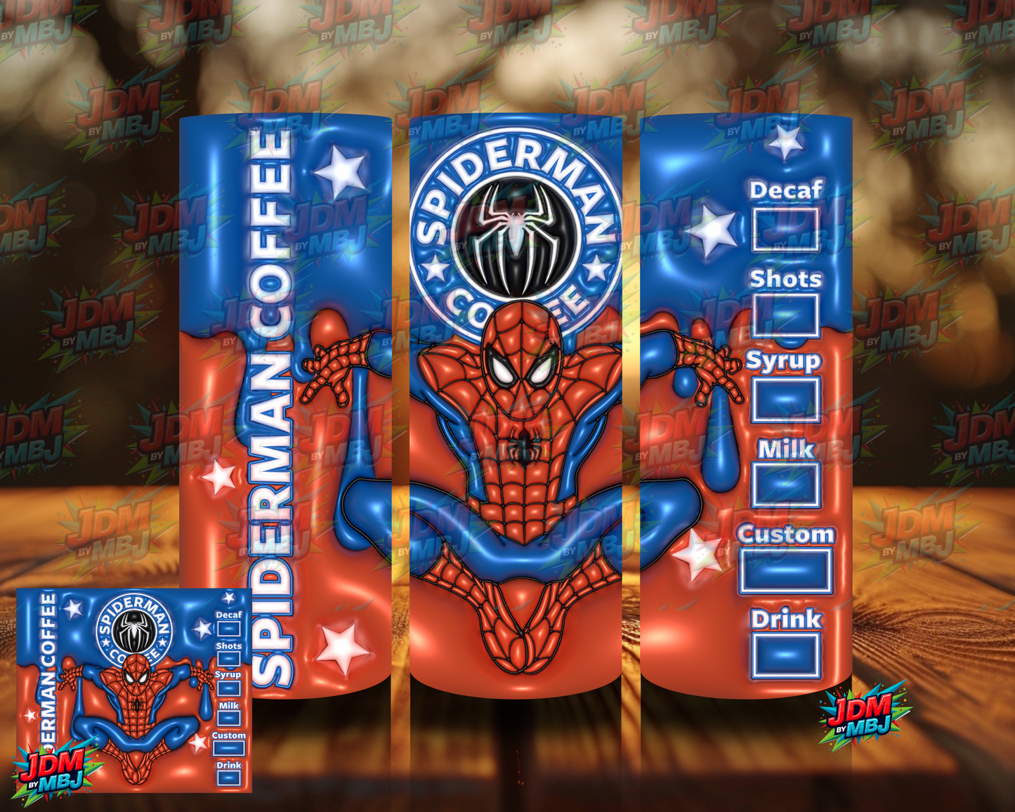 Bubble Style "Coffee" Sublimation Prints