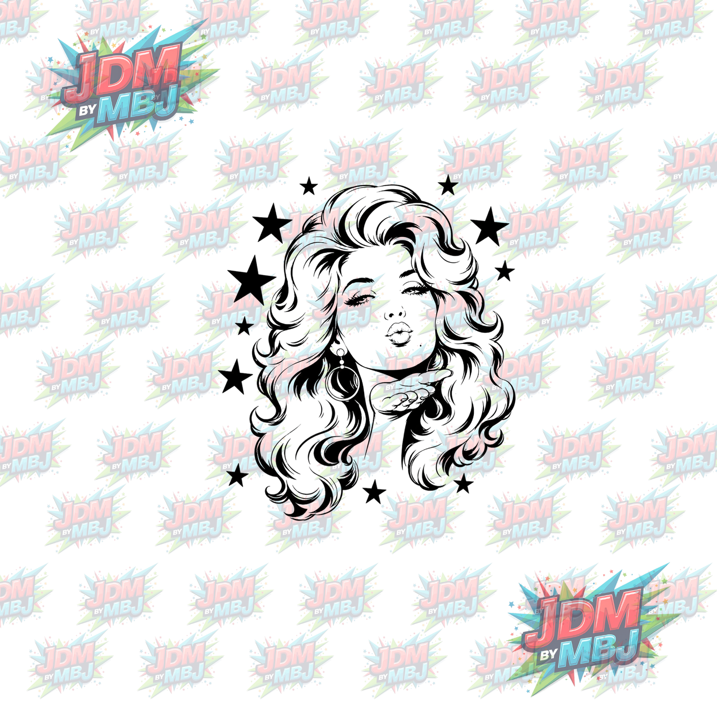 Iron On - Dolly Parton DTF