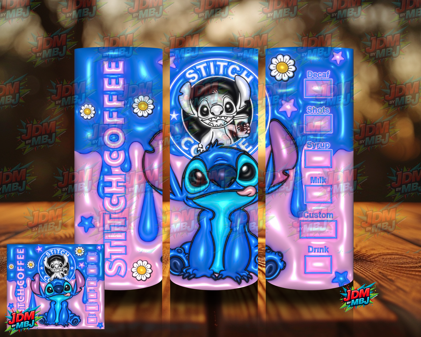 Bubble Style "Coffee" Sublimation Prints