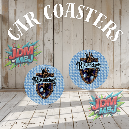 Juego de 2 posavasos para coche fabricados