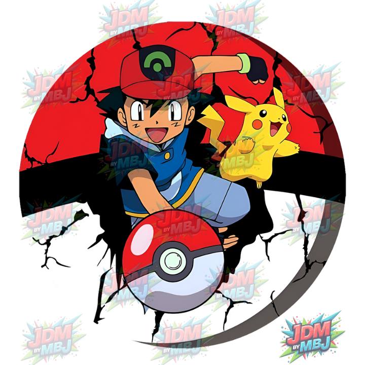 Iron On - Pokemon  DTF 25cm