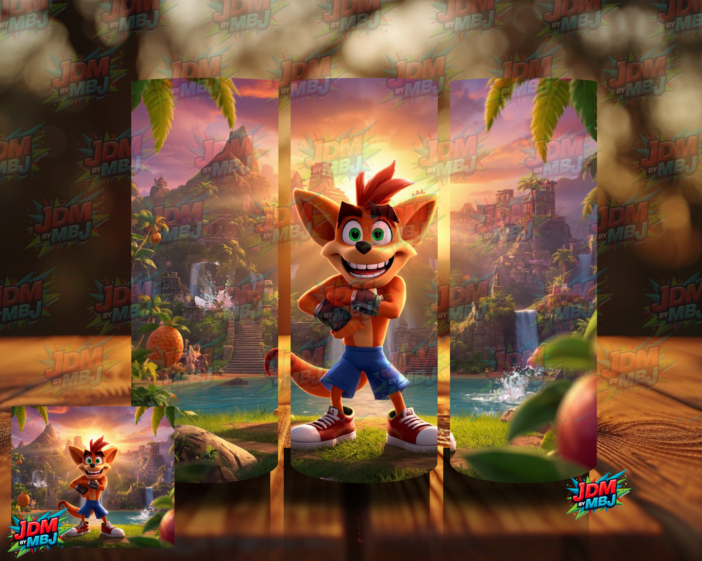 Inspired by Crash Bandicoot Sublimation Prints