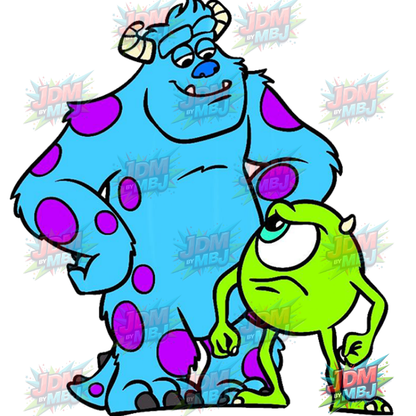 Vinilo termoadhesivo de Monster's Inc., 25 cm