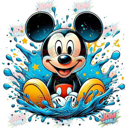 Parche termoadhesivo - Mickey Mouse DTF 25 cm
