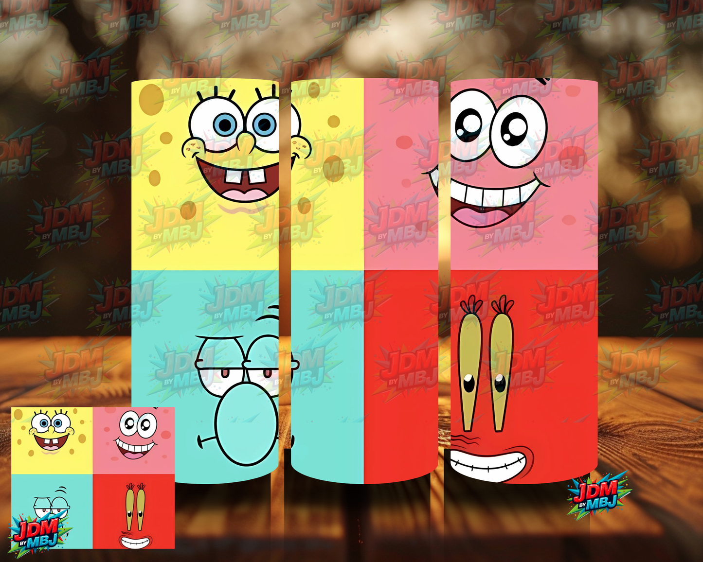 Inspired by Sponge Bob Square Pants Sublimation Prints