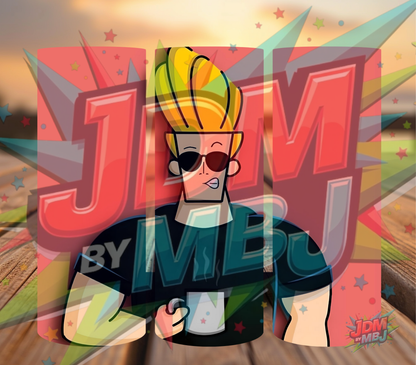 Inspirado en las impresiones de sublimación de Johnny Bravo