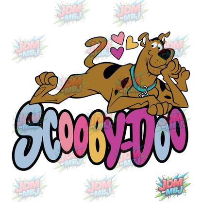 Vinilo termoadhesivo de Scooby Doo (DTF) de 25 cm
