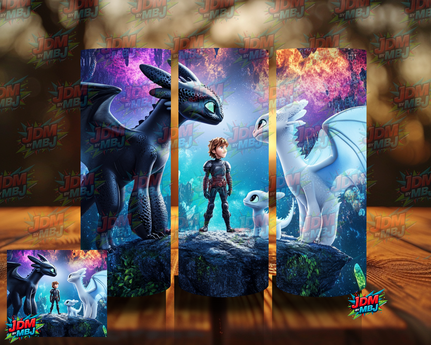 Inspired by Toothless Sublimation Prints