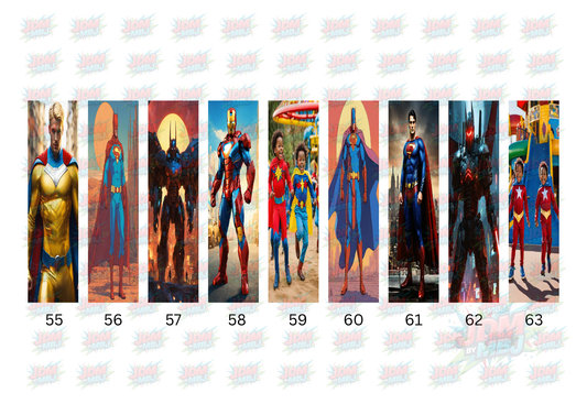 Inspired by Marvel/DC [Bookmark/Pen] Sublimation Prints [Volume 4]