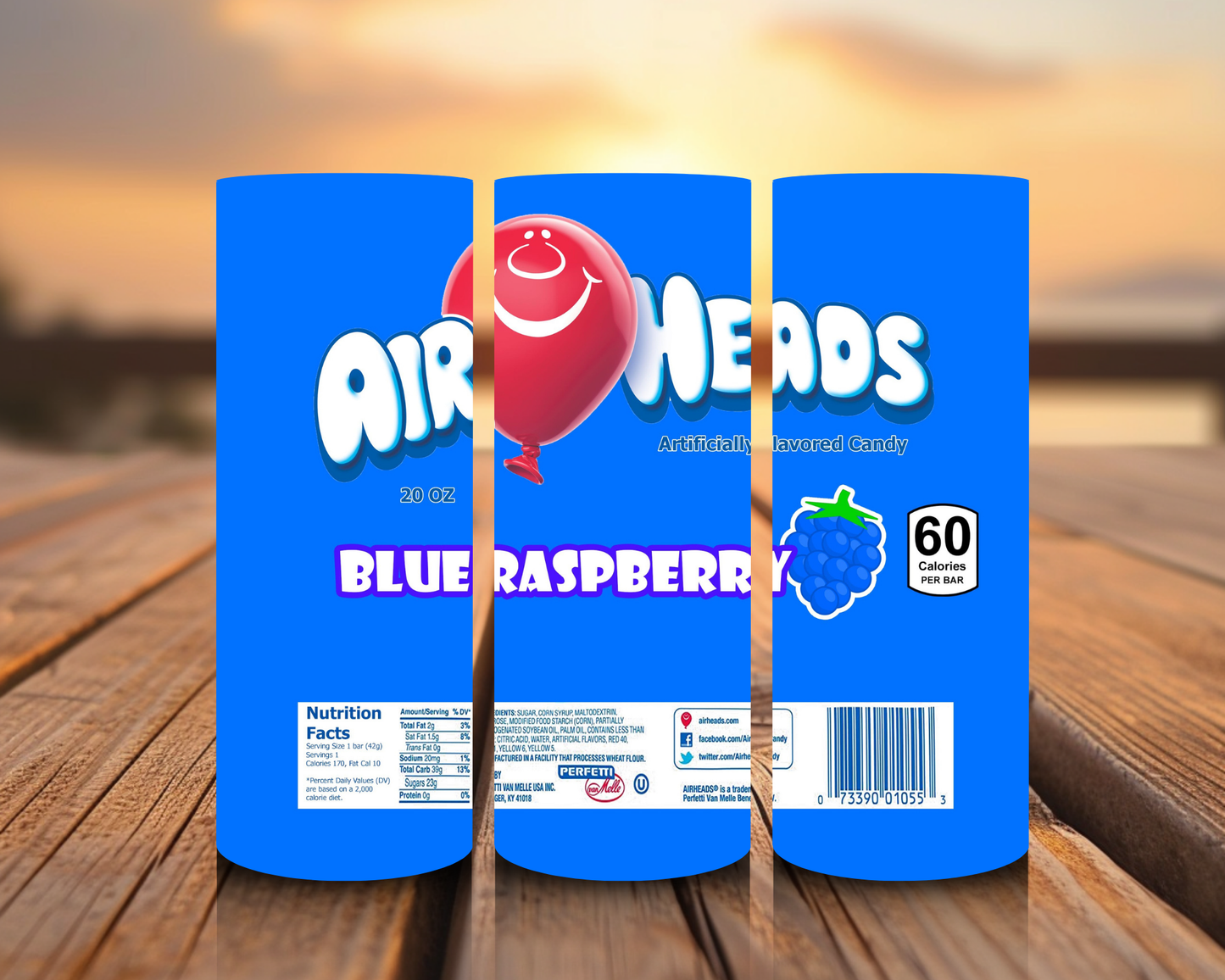Inspirado en impresiones de sublimación de snacks